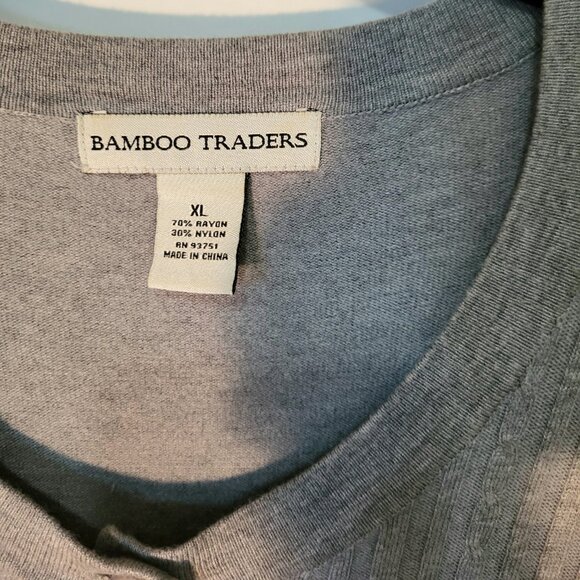 Bamboo Trader's XL Long Sleeve Cardigan Sweater Top Soft Knit - Picture 3 of 8